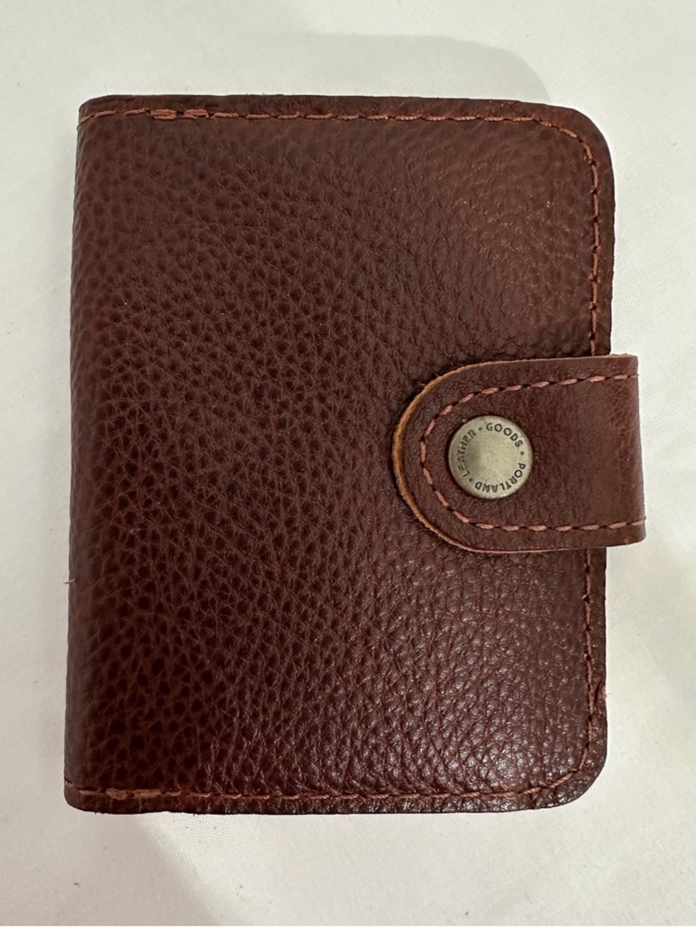 NEW Portland Leather Goods Mini Bifold Wallet in Mystery Brown Possibly Coldbrew - Picture 5 of 5